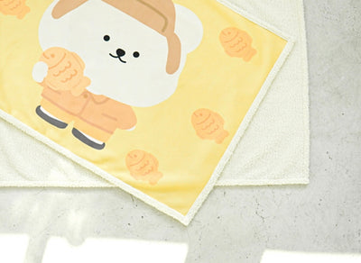 Chestnut Bear Taiyaki Blanket