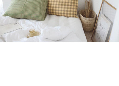 Olive pillow cover