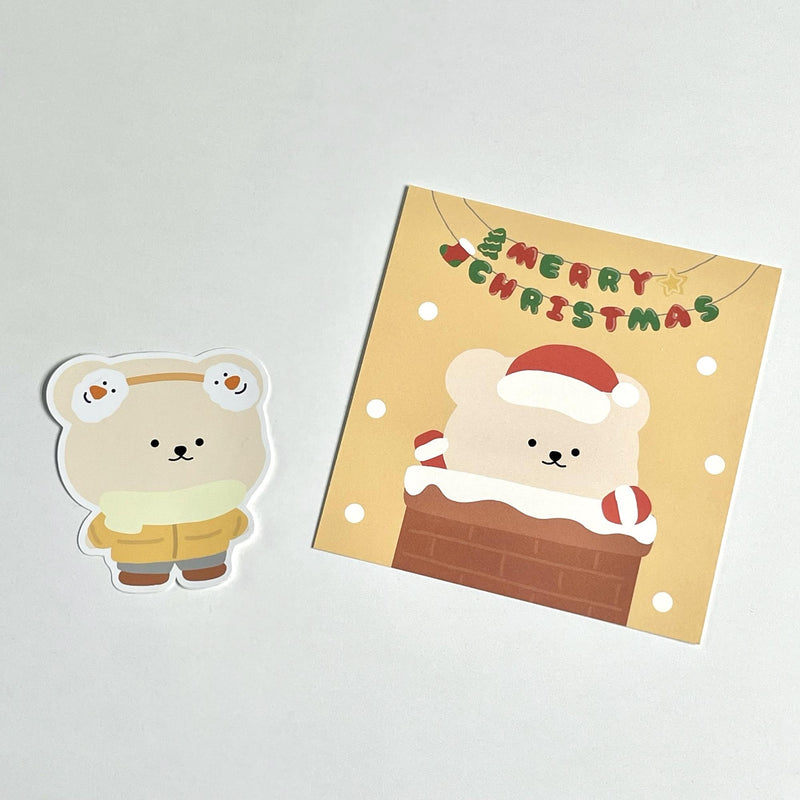 Christmas postcards (3 types)