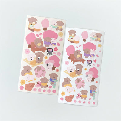 cherry blossom viewing stickers