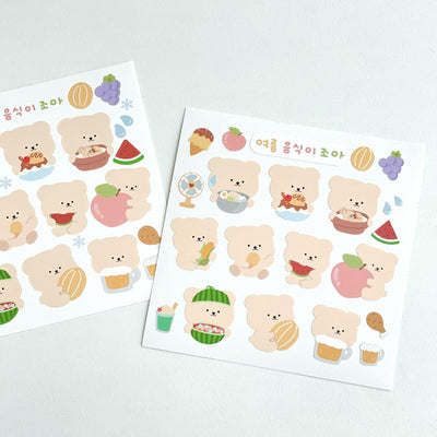 summer food stickers