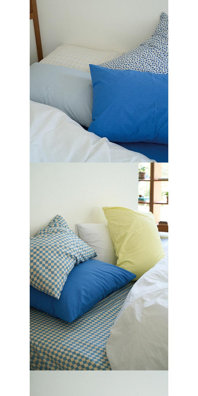 Blue Pillow Cover