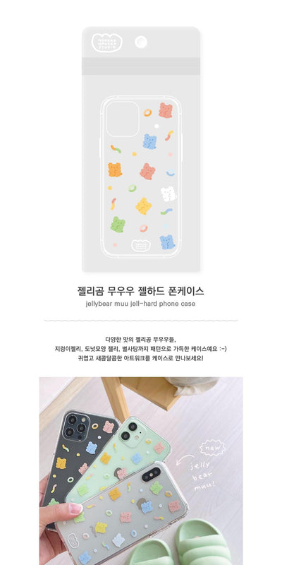 Gummy Bear Mu Wu Gel Hard Smartphone Case