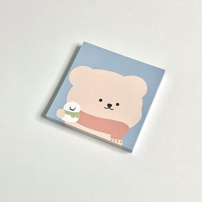 [HOLIDAY TIME] Kuri Bear Muffler Memo Pad
