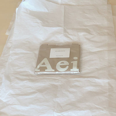 Aeiou Logo Bag (100% Cotton) Soybean milk