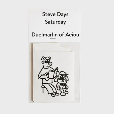 Steve Days Sticker/Saturday Set of 5