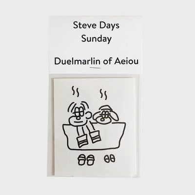 Steve Days Sticker / Sunday 5 pcs set