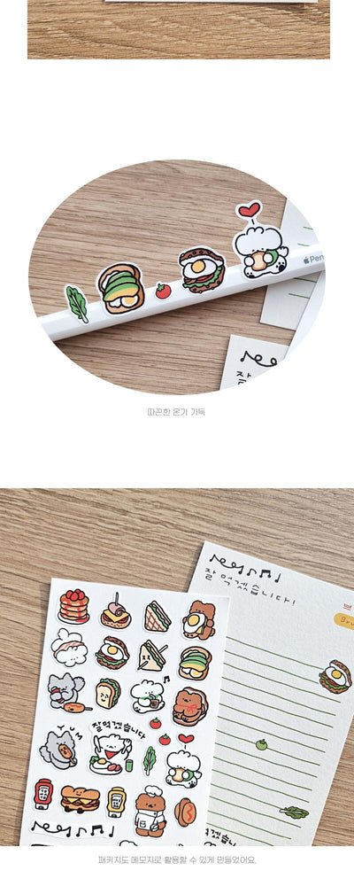 Seal sticker_Itadakimasu! branch