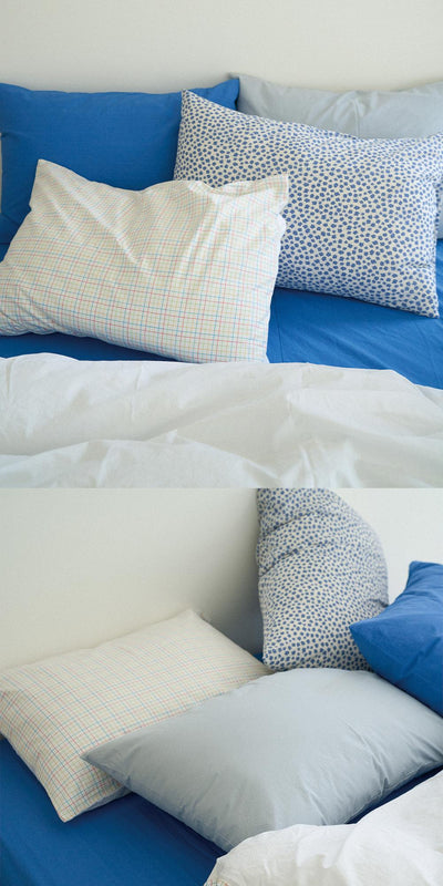 Mix And White Pillow Cover