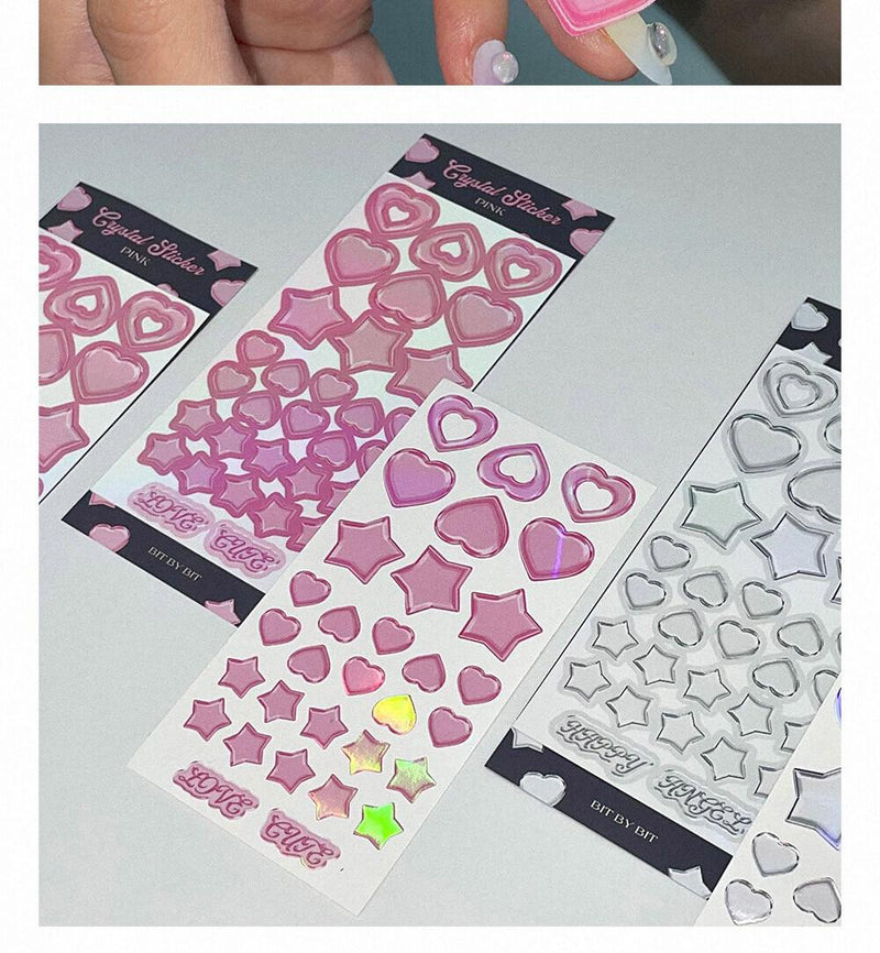 Crystal Sticker_Pink