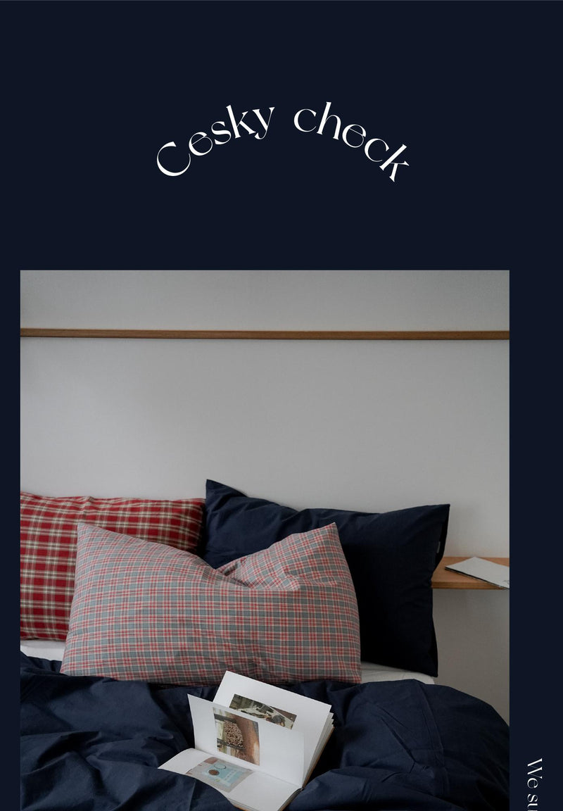 Cesky Check Pillow Cover