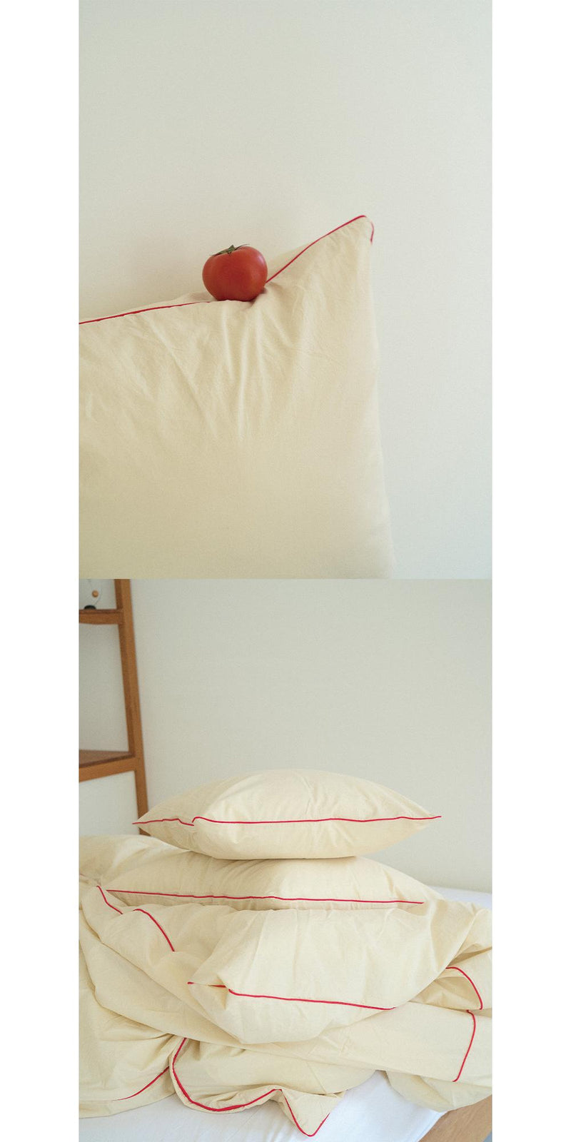 [HODU3"] Leto Piping Line Pillow Cover