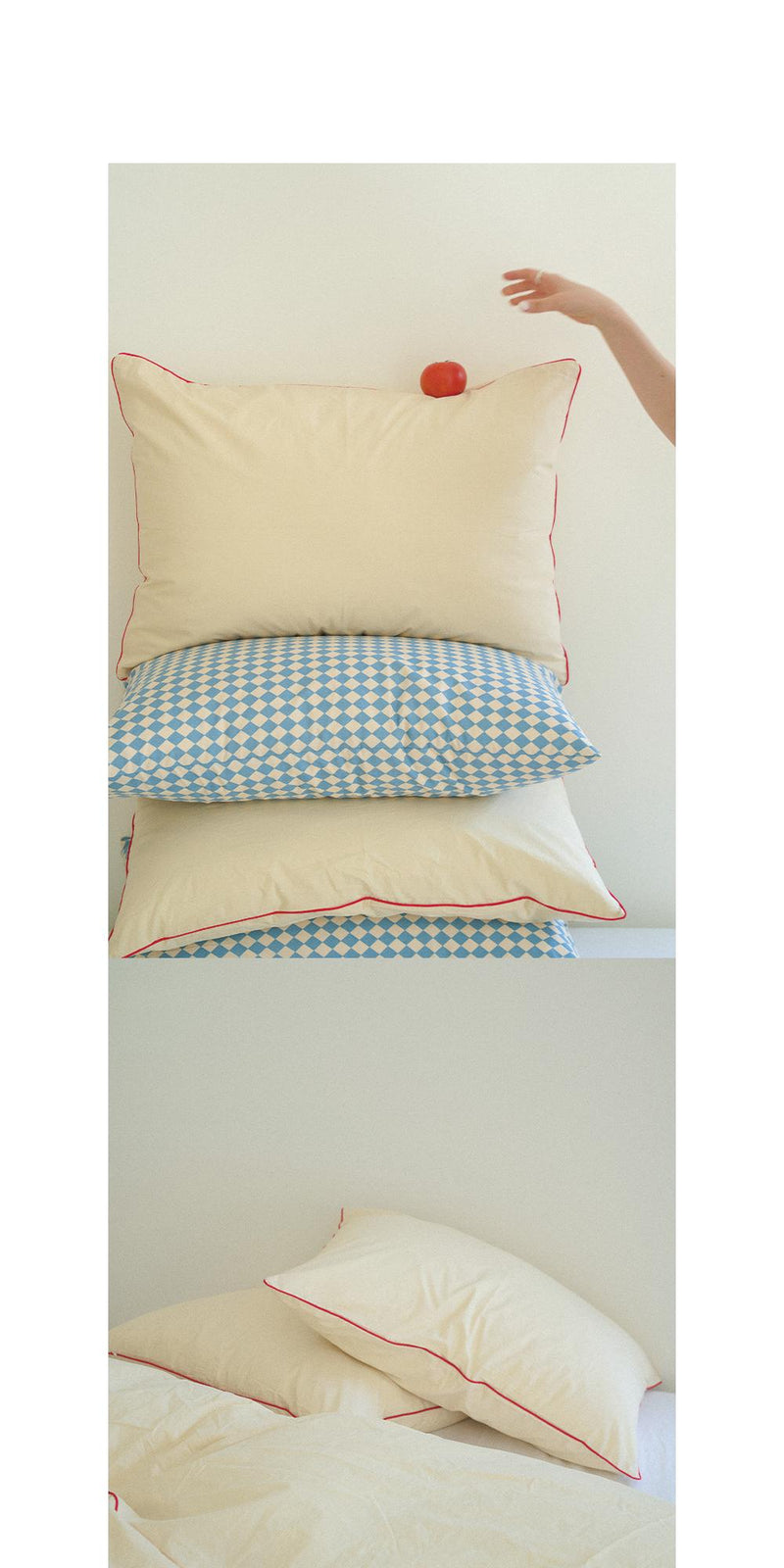 Leto Piping Line Pillow Cover