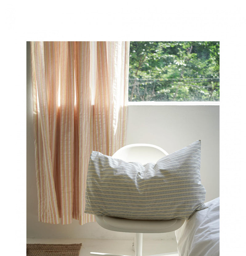 [ORDINARY PLUS] Stripe wale pillow cover