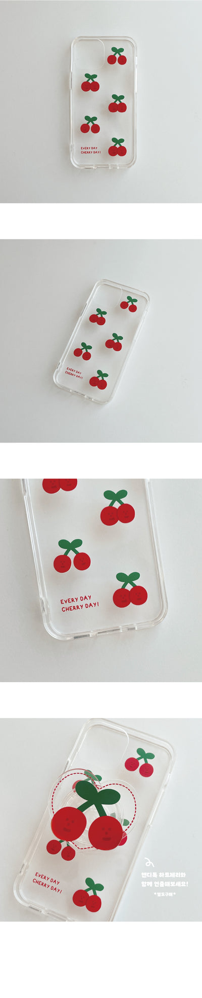 cherry pattern smartphone case