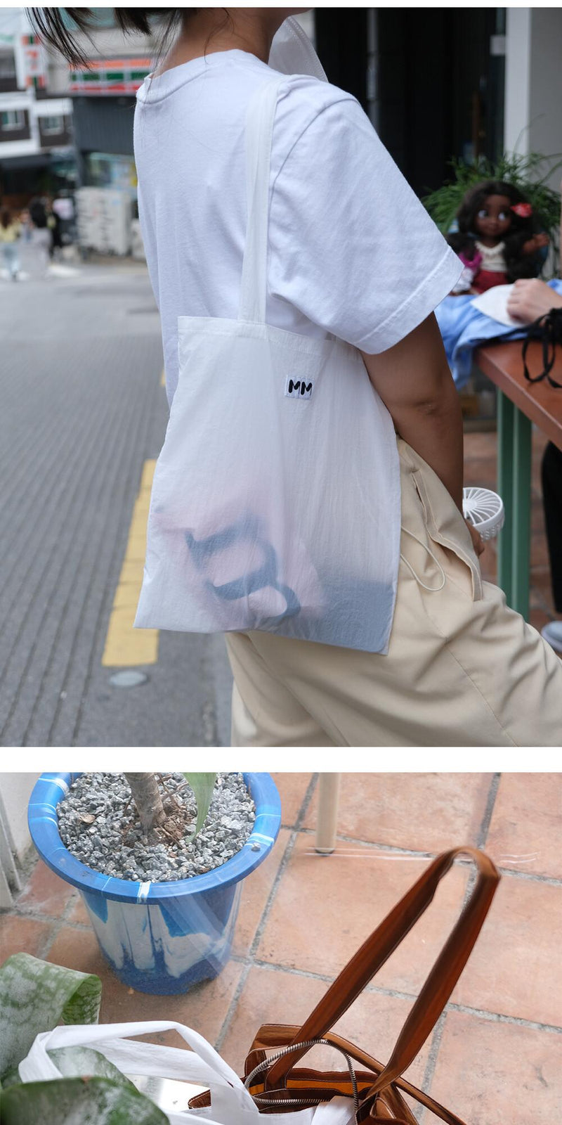 Clear Light Bag - Pure White