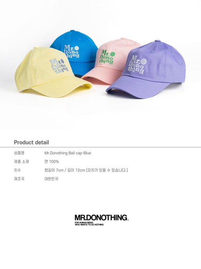 Mr.Donothing Ball Cap - Blue