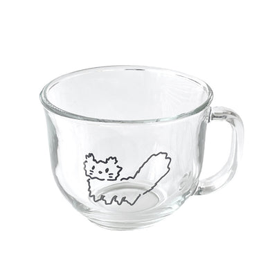 Surprised Cat Cereal Cup