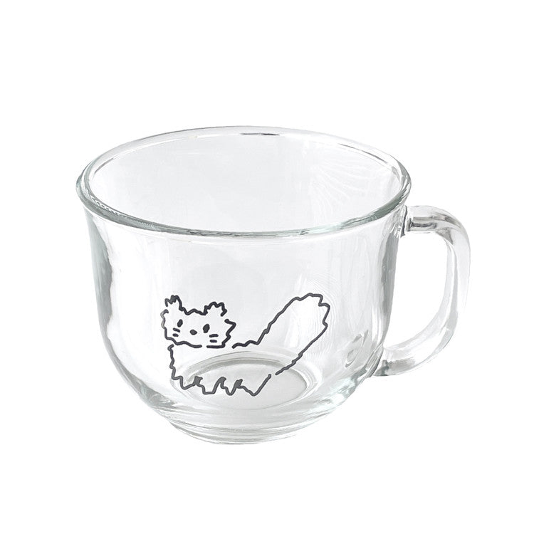 Surprised Cat Cereal Cup
