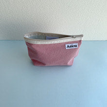 Aeiou Basic Pouch (L Size) Stockholm Pink
