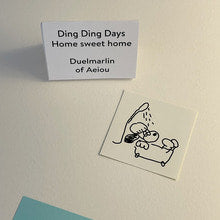 Ding Ding Days sticker / Home sweet home 6 pieces set