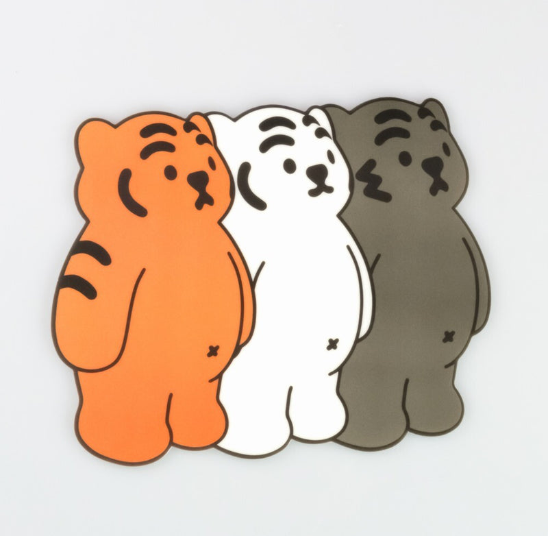 Attention Three Tigers PVC mouse pad 2 types