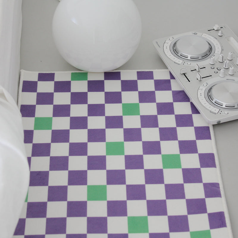 Checkerboard Vivid floor mat 6colors 2size