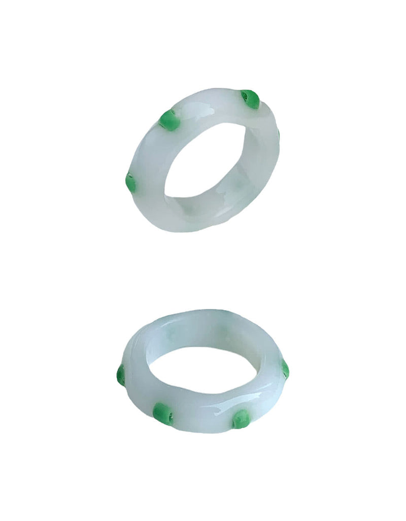 [mtl x nff] Beads Around Ring (olive)