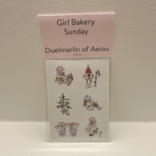 Girl Bakery ステッカー／Sunday 2枚セット