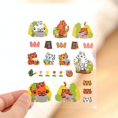 Daily Tiger Stickers 01-05