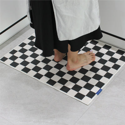 Checkerboard Design フロアマット 2size 5colors