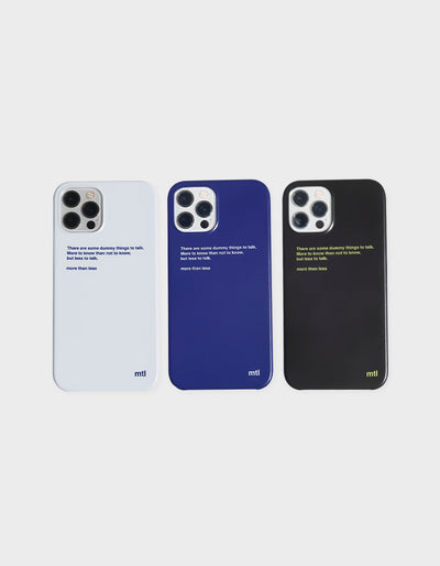 [mtl] Iphone Case (12, 12pro, 12mini) (3colors)