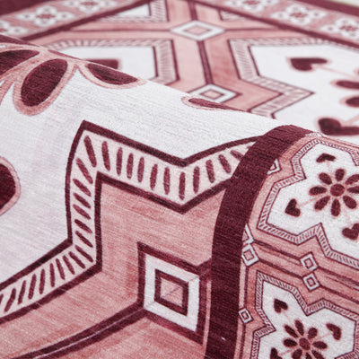 [daydreamer×Danha] red chrysanthemum wallpaper circular rug