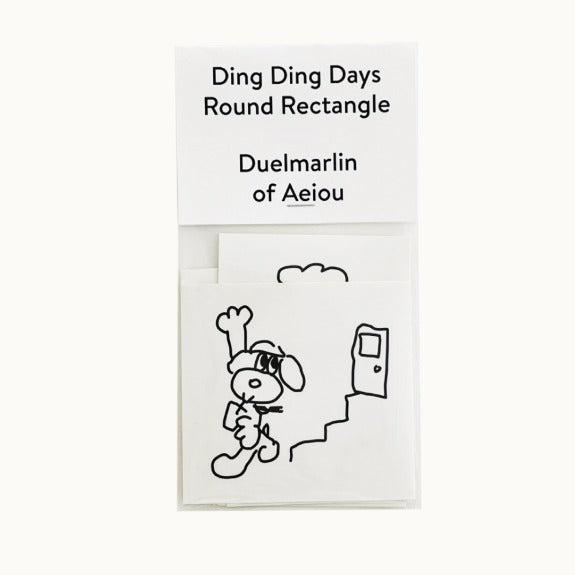 [E.PALETTE] Ding Ding Days ステッカー／Round Rectangle 6枚セット