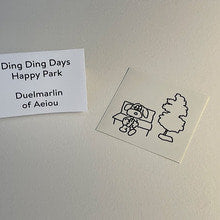Ding Ding Days Sticker/Happy Park 6 pieces set