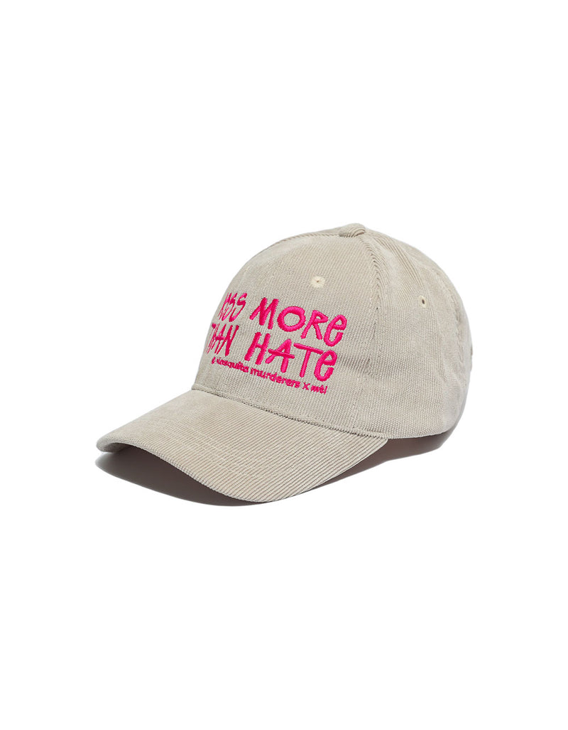 mtl x Mosquito Murderers｜KISS MORE THAN HATE Ball Cap (ivory)