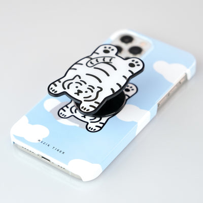 Flat Tiger 4 Types iPhone Case