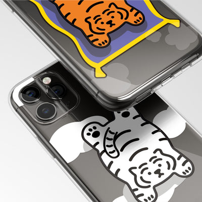 Flat Tiger 4種  iPhoneケース