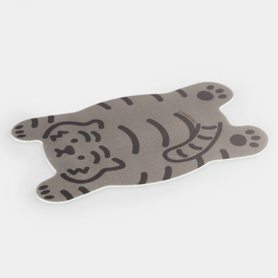 Flat tiger PVC mouse pad 2 types