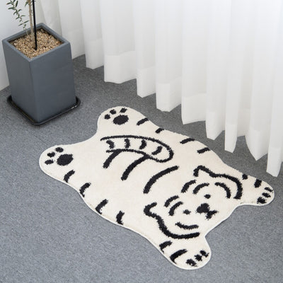 Flat tiger rug 2 types