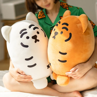 [12PM] Giant tiger cushion Fat tiger plush giant cushion 2 types