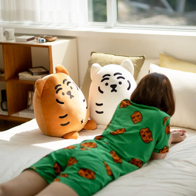 [12PM] Giant tiger cushion Fat tiger plush giant cushion 2 types