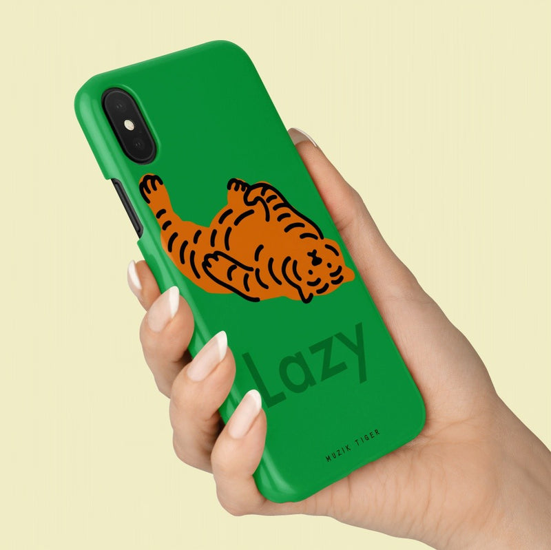Lazy tiger  iPhoneケース