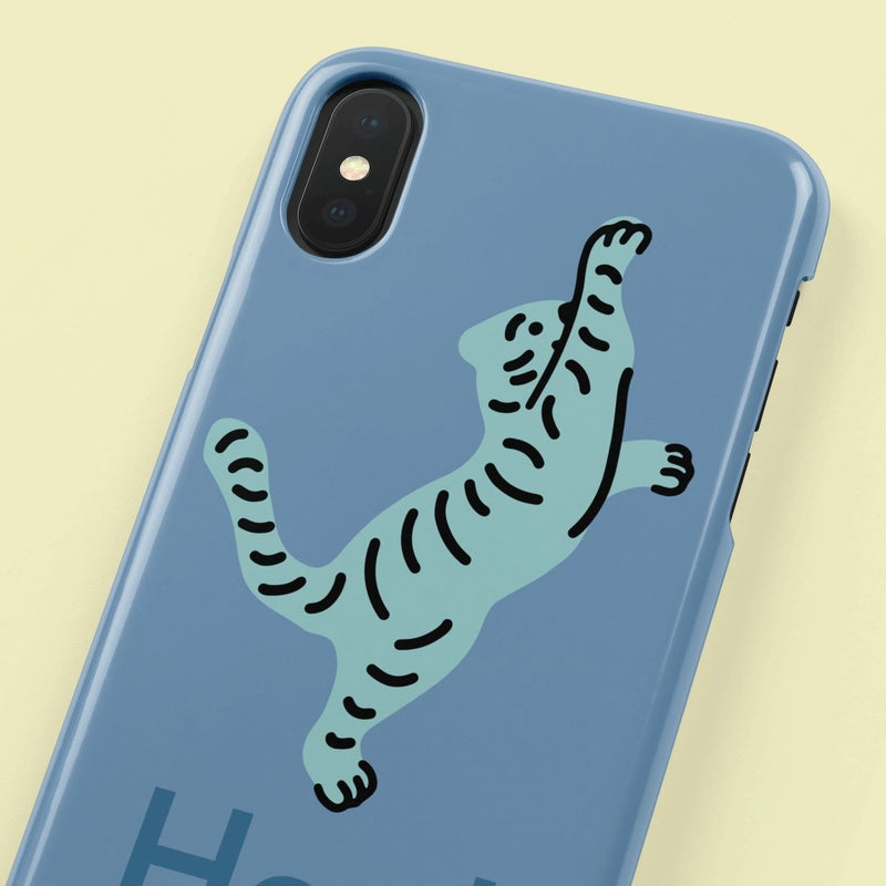 Hey tiger  iPhoneケース