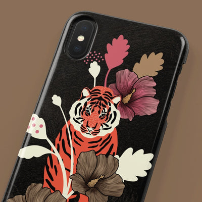 Flower tiger   iPhoneケース