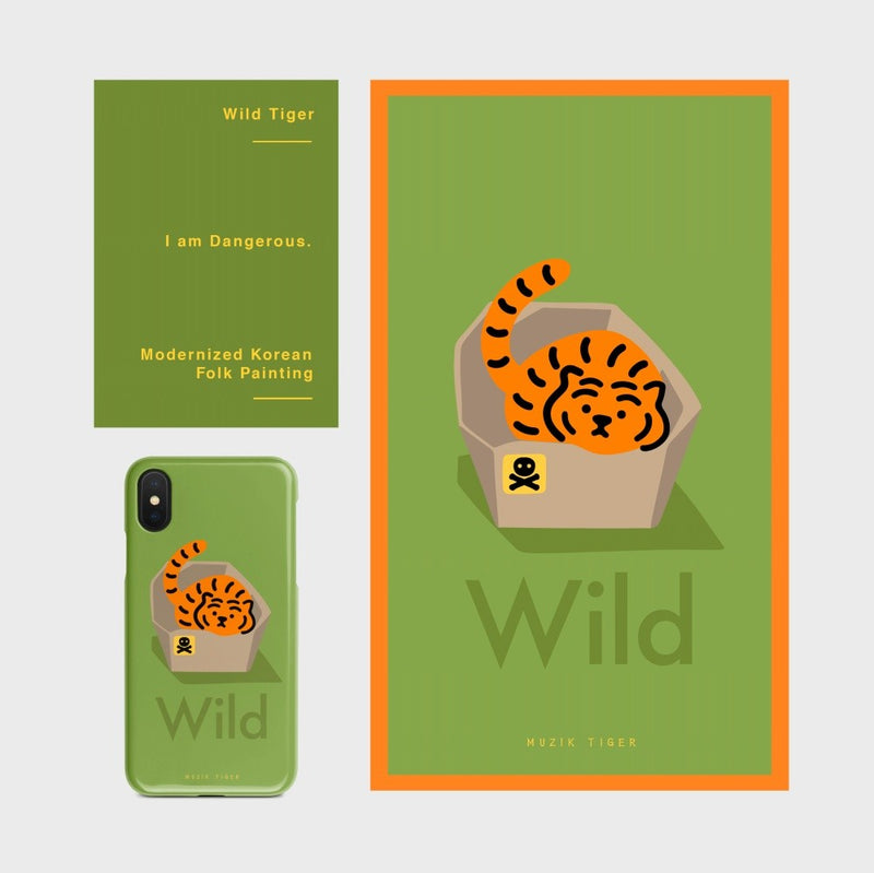 Wild tiger iPhone case