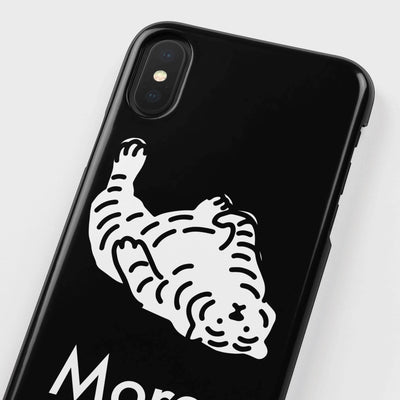 More tiger black  iPhoneケース