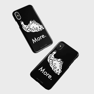 More tiger black iPhone case