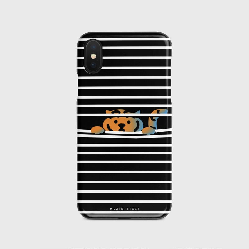 Lonely tiger iPhone case