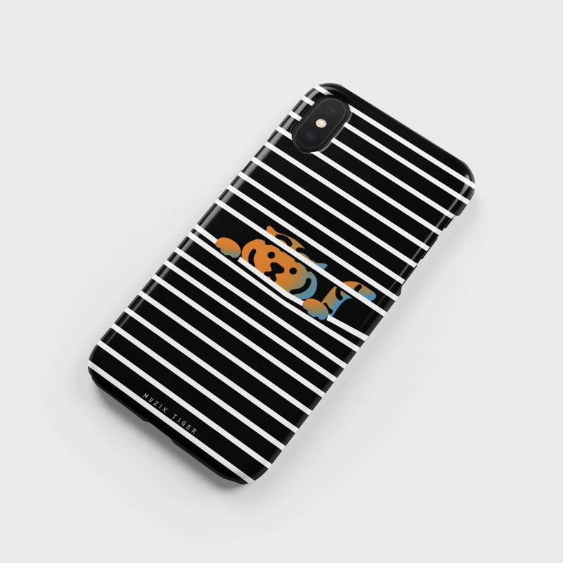 Lonely tiger iPhone case